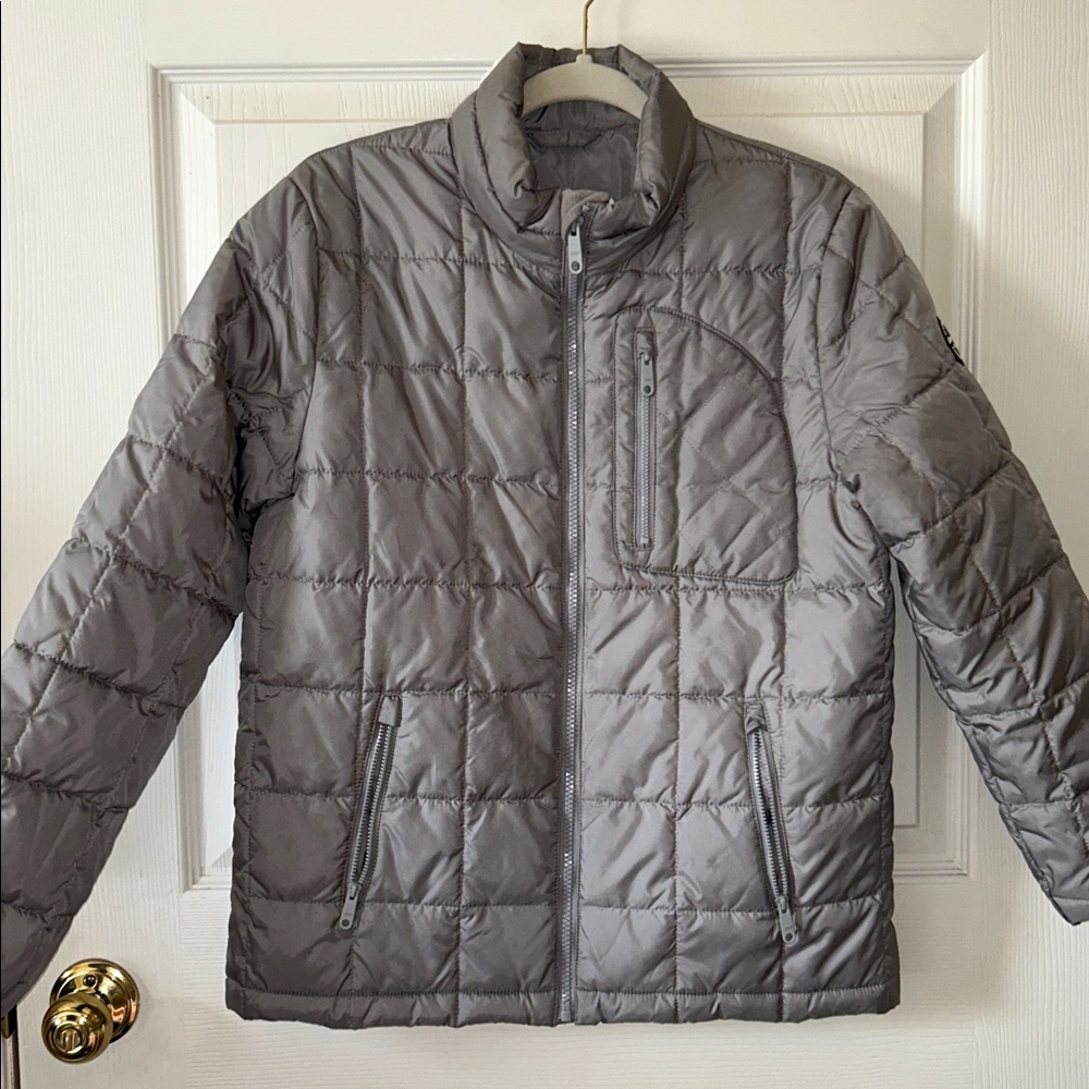 Abercrombie & Fitch Boys Gray Lightweight Full Zip Jacket‎ Coat Size 13-14Y Fall - Picture 9 of 9